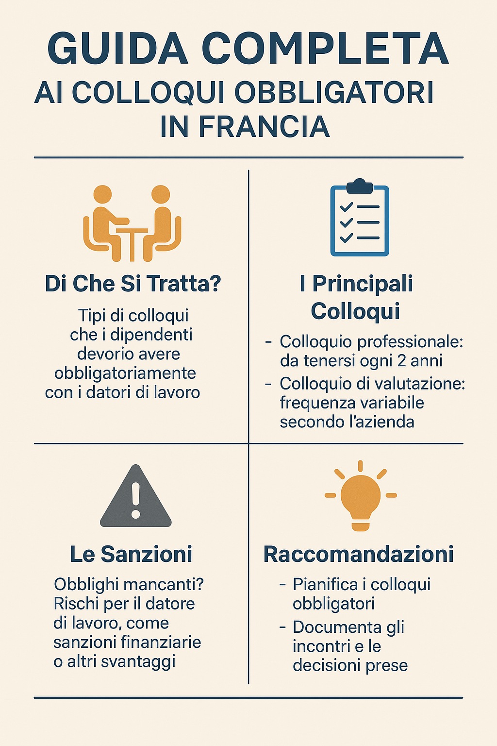 Colloqui obbligatori con i dipendenti